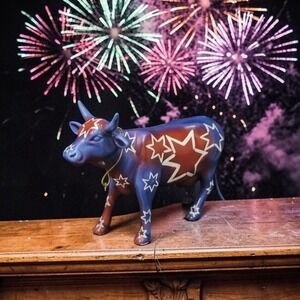 Cow Parade Moolennium Cow Figurine, Vintage Westland Giftware #9157, Box and Tag